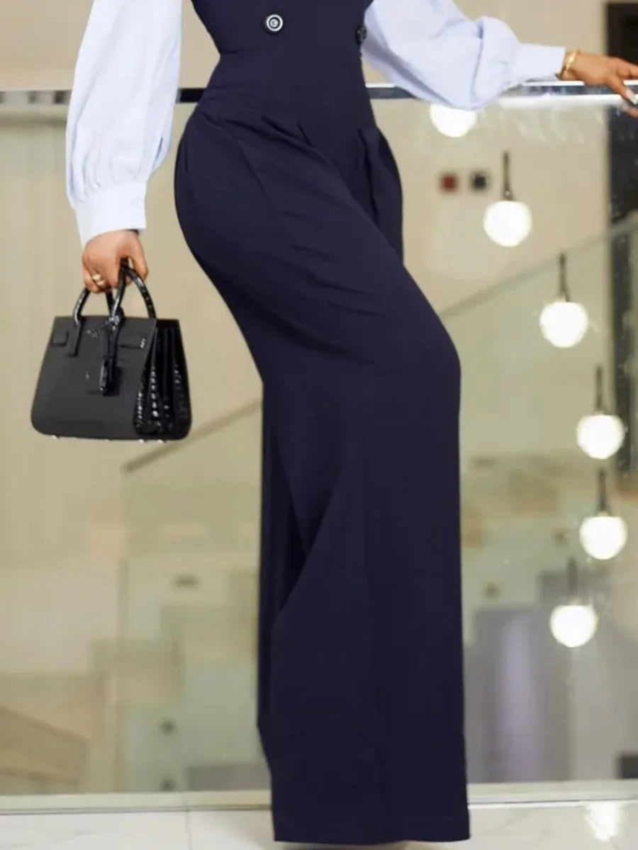 Women's Work Suit Lapel Collar Long Sleeves