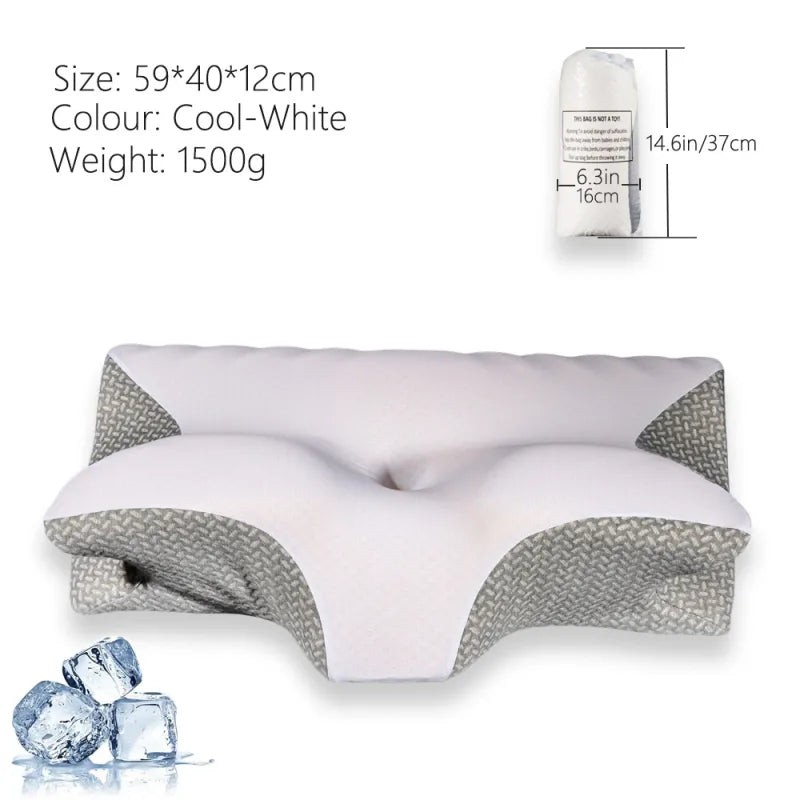Ergonomic Memory Foam Cervical Pillow