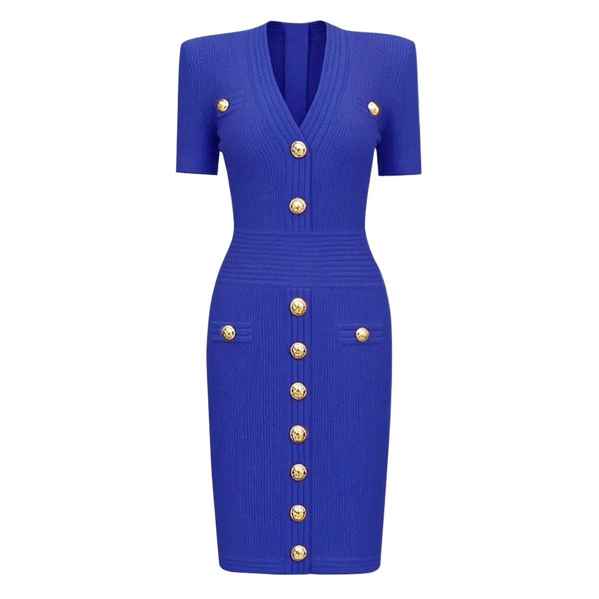 ZJYT Elegant Women's Midi Knitting Sweater Dresses