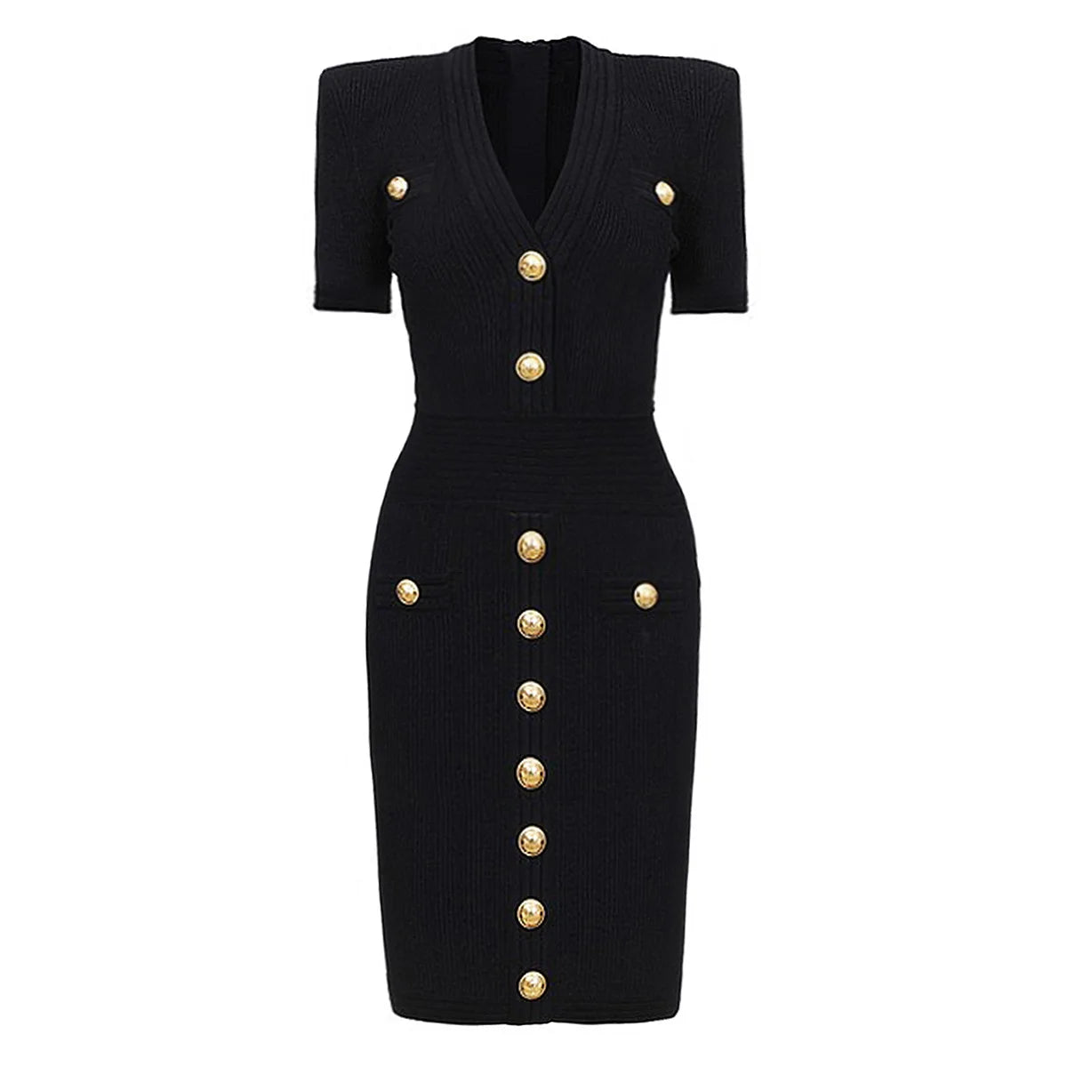 ZJYT Elegant Women's Midi Knitting Sweater Dresses