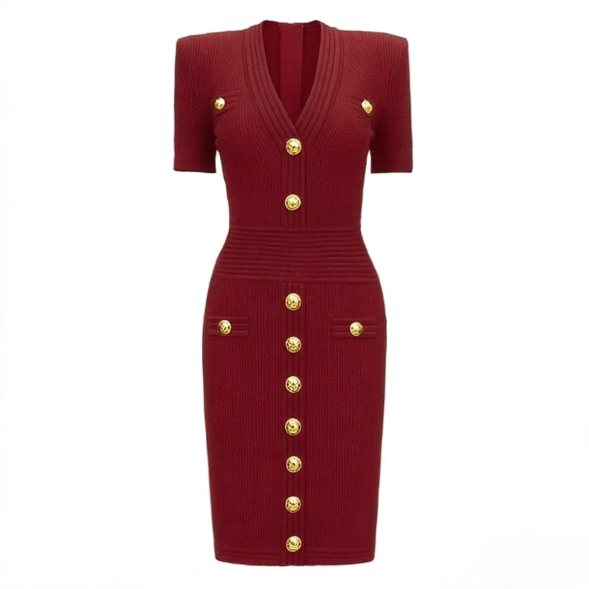 ZJYT Elegant Women's Midi Knitting Sweater Dresses