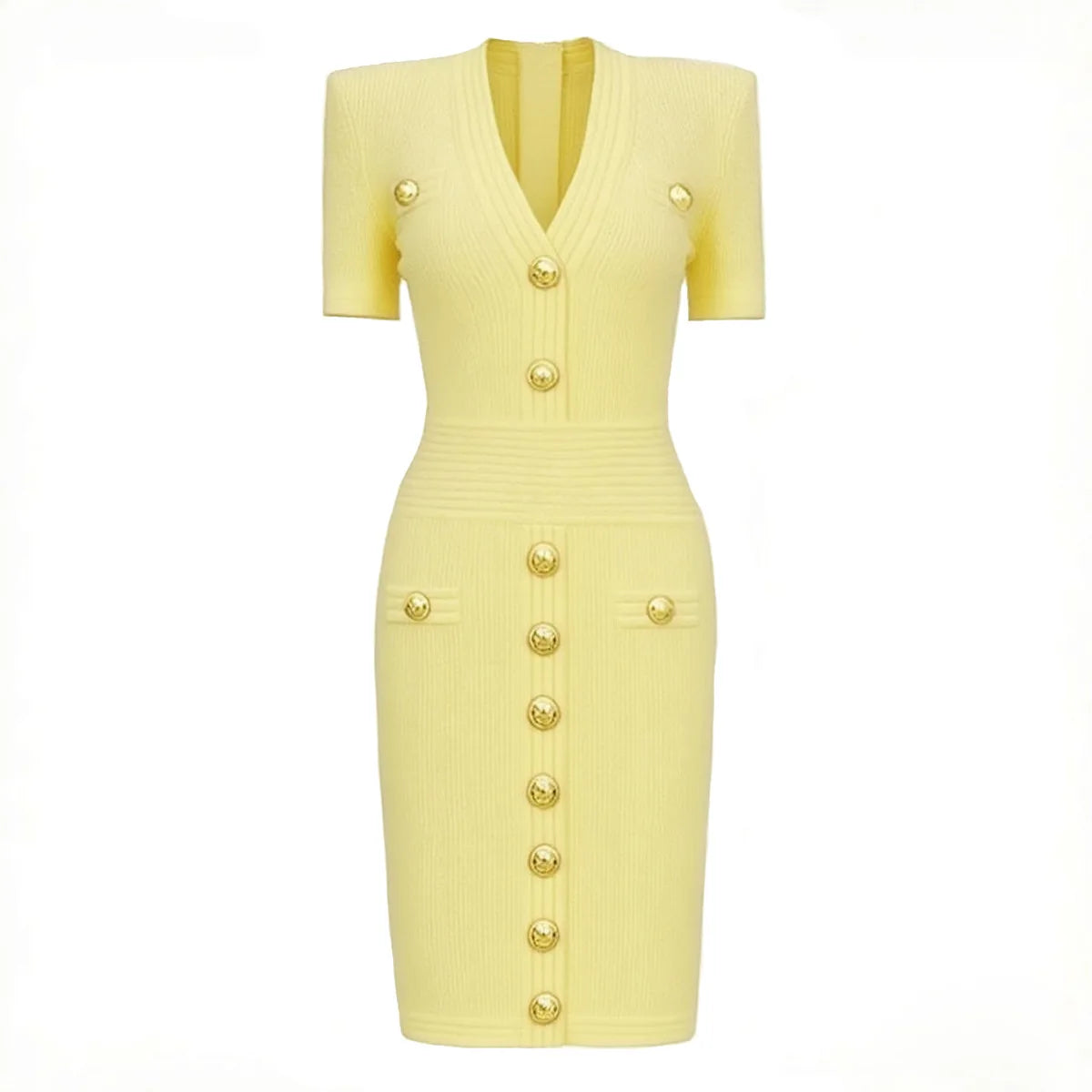 ZJYT Elegant Women's Midi Knitting Sweater Dresses