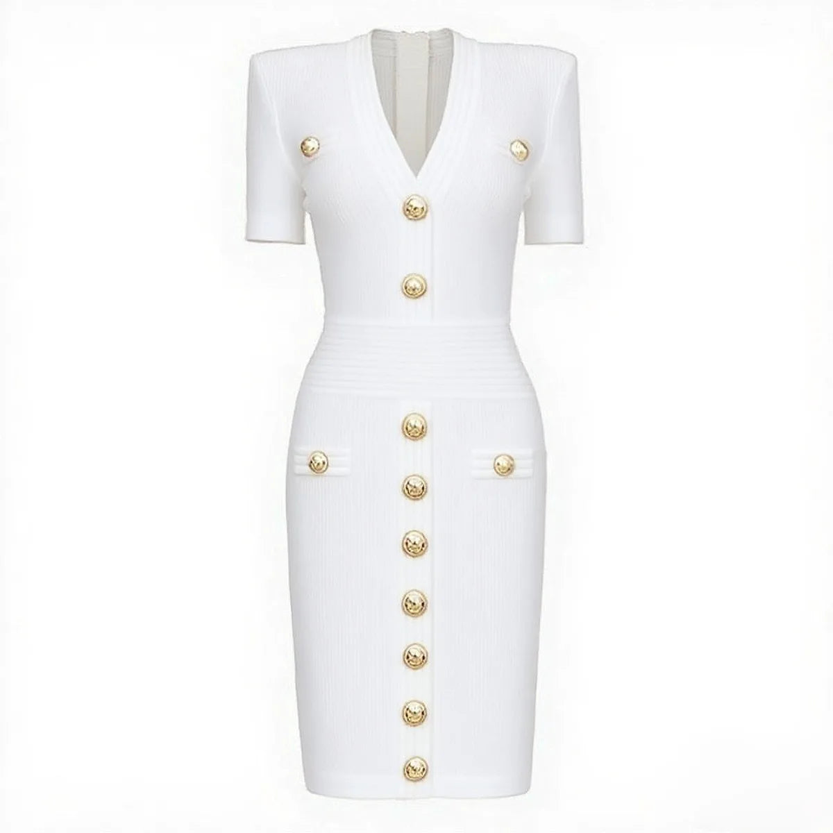 ZJYT Elegant Women's Midi Knitting Sweater Dresses