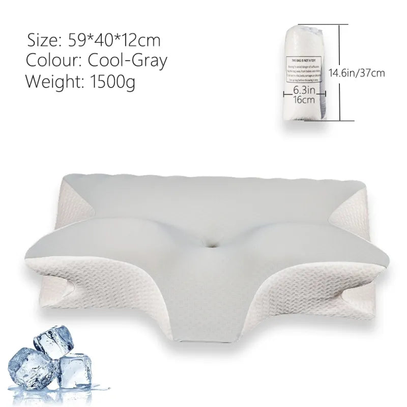 Ergonomic Memory Foam Cervical Pillow