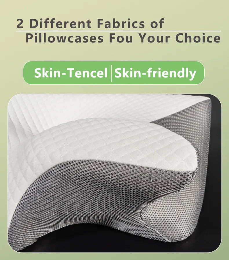 Ergonomic Memory Foam Cervical Pillow